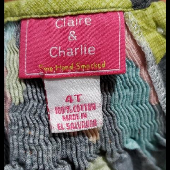 Claire and Charlie hand Smocked design dress - Picture 2 of 2